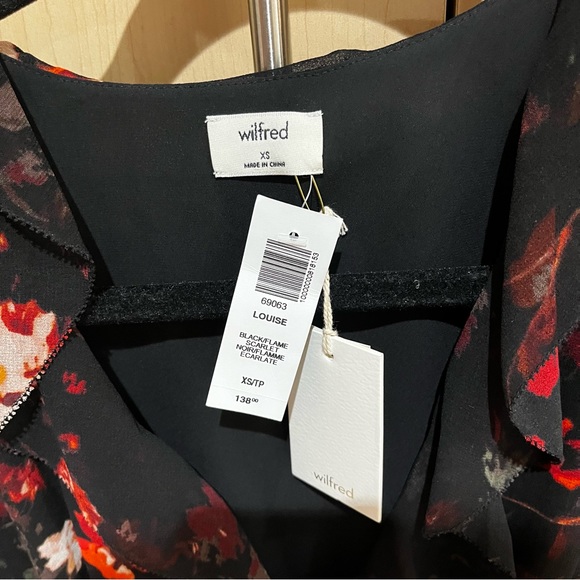 Aritzia wilfred Louise Wrap Dress - Picture 3 of 4